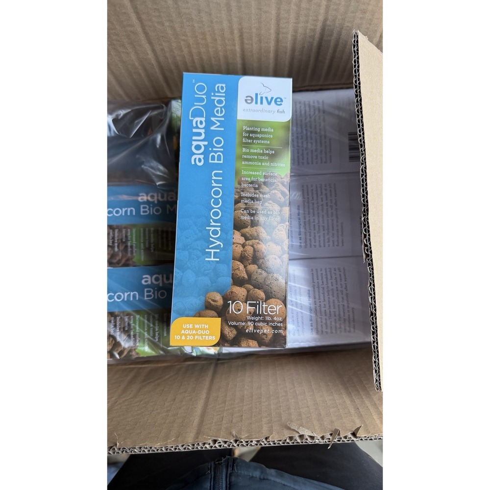 Elive AquaDuo Hydrocorn Bio Media – 10‎ Filter Pack Brand new, sealed.